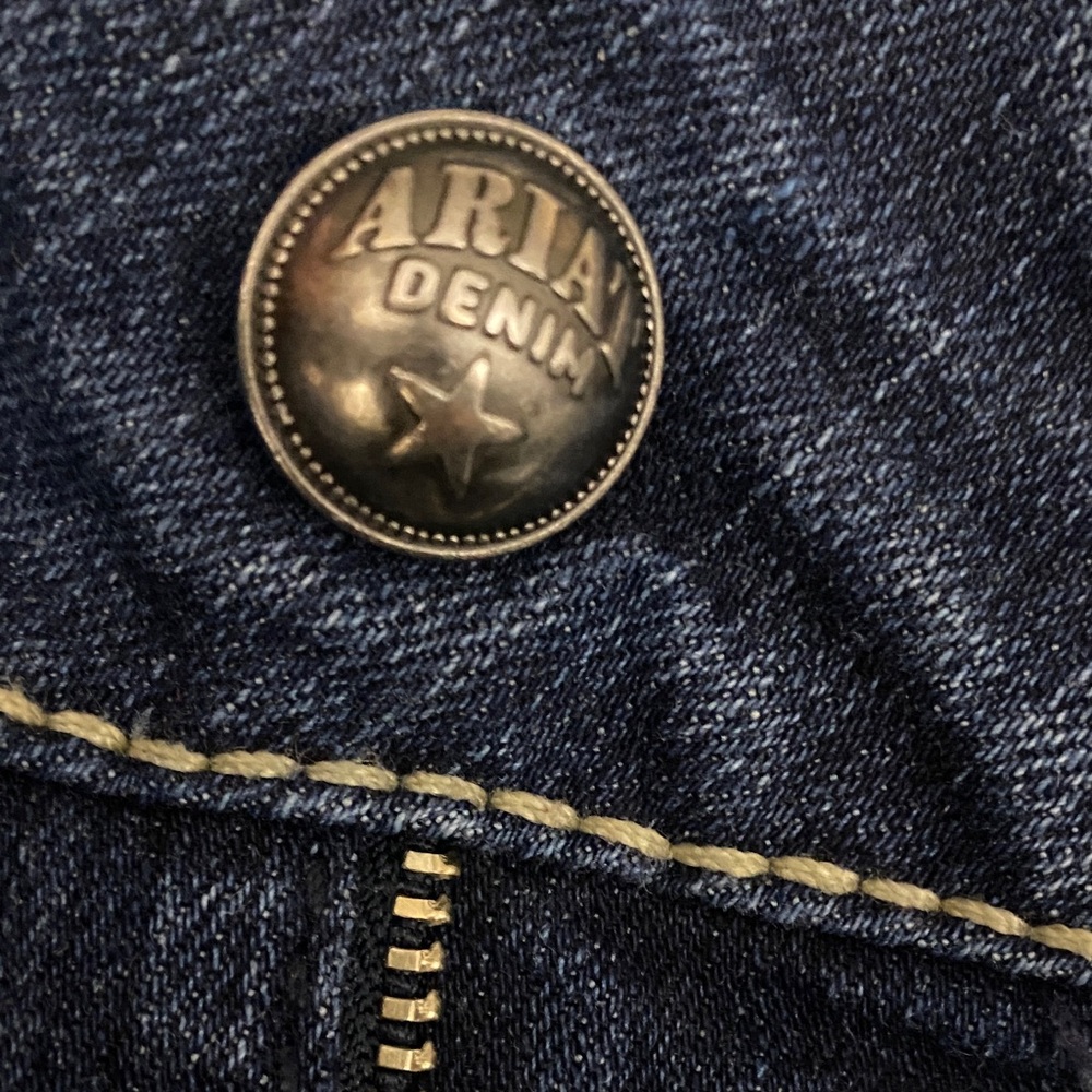 Ariat Real Riding 34L Boot Cut Spitfire WMS Denim  Jeans in Classic Blue $98 - Picture 7 of 17